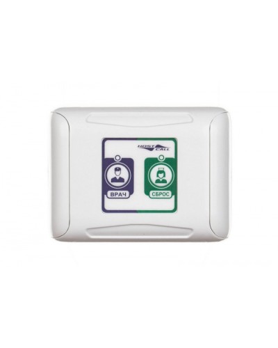 Кнопка присутствия/сброса и вызова врача Hostcall MP-434W2 в Первоуральске Система оповещения и трансляции Hostcall Pintop.ru