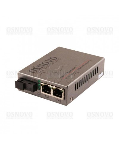 Медиаконвертер Fast Ethernet OSNOVO OMC-100-21S5a в Первоуральске Медиаконвертеры Pintop.ru