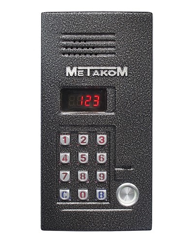 Блок вызова домофона Метаком MK2012-TM4EN в Первоуральске Блоки вызова многоабонентные Pintop.ru