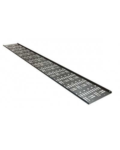 Кабельный канал вертикальный перфорированный, 47U Hyperline CDV-150x9-47U-RAL9005 в Первоуральске Аксессуары для стоек и шкафов Pintop.ru