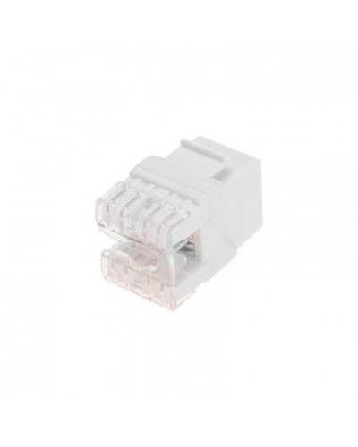 Модуль Keystone Jack RJ-45(8P8C), UTP неэкранированный, CAT 5e, тип 180 градусов, белый REXANT PRO 02-0060 в Первоуральске Модули Keystone Pintop.ru