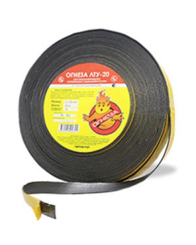 Лента термоуплотнительная Огнеза ОГНЕЗА-ЛТУ 2*20 мм., рулон 25 пог.м. в Первоуральске Дополнительное оборудование пожаротушения Pintop.ru