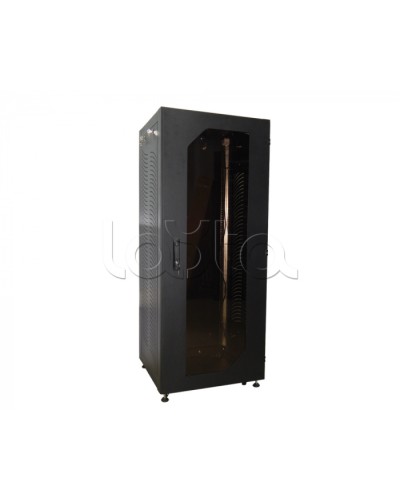 Шкаф телекоммуникационный Тромбон ТШ-326060Ч8 напольный 32U на 8 приборов в Первоуральске Система оповещения и трансляции Pintop.ru