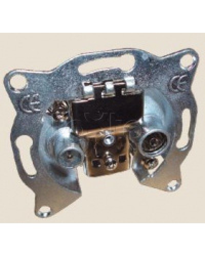 Механизм розетки TV+FM оконечный LK60 Экопласт 865200-1 в Первоуральске Розетки компьютерные и телефонные Pintop.ru