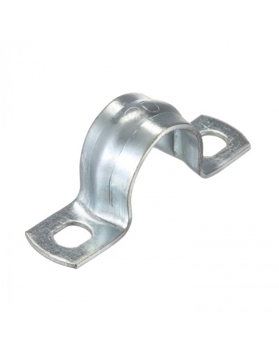 Скоба оцинк. с двумя отверстиями, для трубы D20мм (5шт) Экопласт (43620-5) - Скоба оцинкованная с двумя отверстиями, для трубы D20мм (5шт) Экопласт в Первоуральске Держатели, клипсы, скобы Pintop.ru