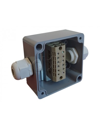 Коробка пылевлагонепроницаемая клеммная G366 А К 10 мм2 АЯКС IP66/IP65, 82x80x55 Магнито-контакт в Первоуральске Распределительные коробки Pintop.ru