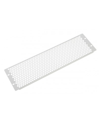 Фальшпанель в шкаф 19 3U перфорированная ЦМО ФП-3.4-9005 в Первоуральске Аксессуары для стоек и шкафов Pintop.ru