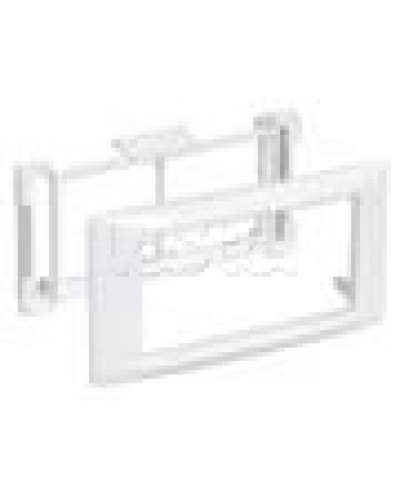 Рамка и суппорт на 4 модуля 45×45 IEK CKK-40D-RSU4-075-K01 в Первоуральске Распределительные коробки Pintop.ru