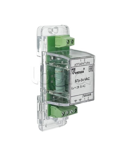 Устройство защиты от импульсных перенапряжений Forteza Блок БГр-24-VAC в Первоуральске Устройства защиты операционных процессоров (ОПС) Pintop.ru
