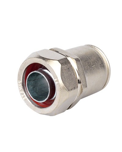 Муфта металлорукав DN 35-жесткая труба д.40мм, IP66/IP67, никелированная латунь DKC 6117-4035 в Первоуральске Повороты, муфты, тройники Pintop.ru