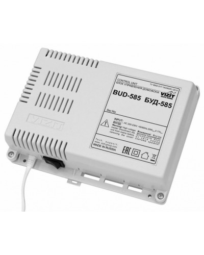 Блок управления и питания периметрового домофона VIZIT БУД-585 в Первоуральске Блоки управления многоабонентные Pintop.ru