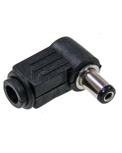 Разъем питания штекер 2.1х5.5x10мм угловой (50шт/уп) REXANT 14-0312 в Первоуральске Коннекторы Pintop.ru