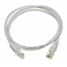 Патч-корд RJ45 - RJ45, 4 пары, UTP, категория 6, 5 м, серый TWT TWT-45-45-5.0/6-GY