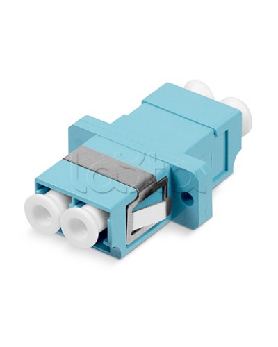 Проходной соединитель LC-LC duplex MM Cabeus (DLC-DLC-MM-OM3) в Первоуральске Проходные адаптеры и розетки оптические Pintop.ru