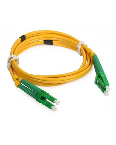 Шнур оптический duplex LC/APC-LC/APC 9/125 sm 1м LSZH Cabeus FOP(d)-9-LC/APC-LC/APC-1m в Первоуральске Патч-корды оптические Pintop.ru