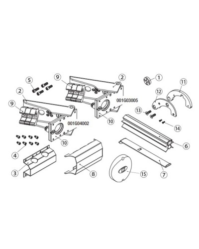 Устройство защиты стрелы при столкновении с автомобилем для стрелы Came 001G03006 в Первоуральске Запчасти для шлагбаумов и автоматики Pintop.ru