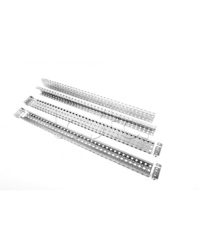 Шина монтажная 23х73 с держателем для шкафов EMS высота/ширина/глубина 1000 мм Elbox EMS-RM-73.23.1000 в Первоуральске Аксессуары для стоек и шкафов Pintop.ru