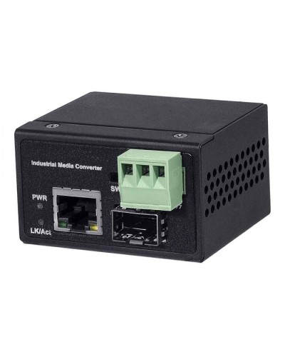 Промышленный компактный Ultra PoE медиаконвертер NST NS-MC-1G1GX-P/IS в Первоуральске Медиаконвертеры Pintop.ru