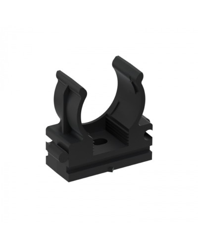 CFQ20 Держатель (клипса) для труб, для монтажного пистолета D20мм, цвет чёрный (10шт) Экопласт (41520-10BL) в Первоуральске Держатели, клипсы, скобы Pintop.ru