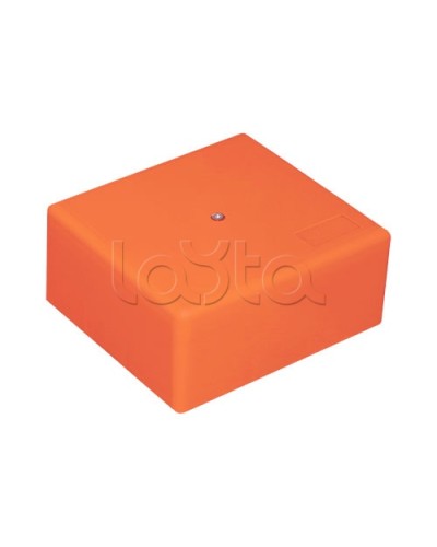 Коробка огн. с глад. стенками,без галогена, IP41, 8P, (1,5-6мм2) (оранж) ОКЛ Экопласт (46251HF) в Первоуральске Коробки (ОКЛ) Экопласт Pintop.ru