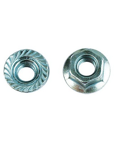 Гайка с насечкой, препятствующей откручиванию М10, нержавеющая сталь DKC CM101000INOX в Первоуральске Крепеж Pintop.ru