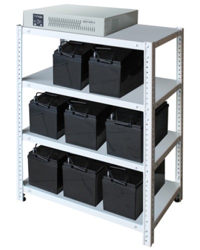 Стеллаж для АКБ Бастион 1,0х0,7х0,4-4П в Первоуральске Электротехническое оборудование Pintop.ru