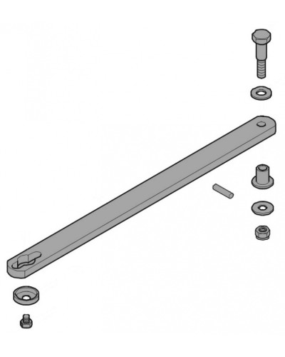 Рычаг прямой с креплением F7024N Came 119RID292 в Первоуральске Запчасти для шлагбаумов и автоматики Pintop.ru