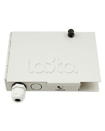 Бокс оптический настенный 19 на 4 SC/LC порта Cabeus JJT-4-SC в Первоуральске Кросс оптический Pintop.ru