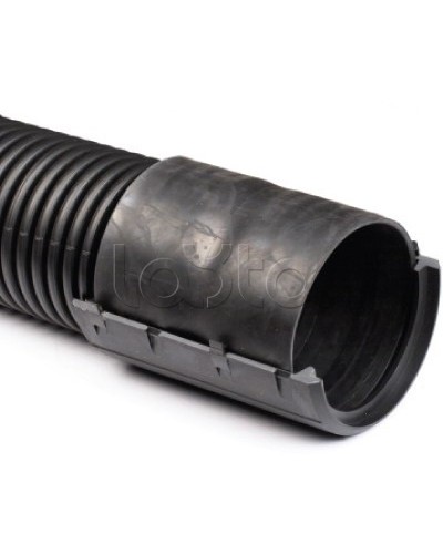 Муфта соединительная (разъемная с фиксатором) для трубы двустенной диам. 110 мм DKC(017110) в Первоуральске Повороты, муфты, тройники Pintop.ru