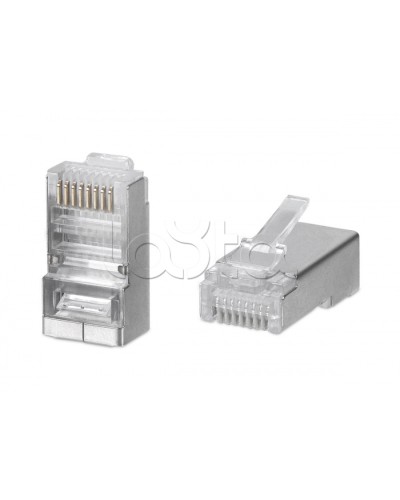 Коннектор RJ-45 Cabeus (8P8C-SH-FC) в Первоуральске Коннекторы и разъемы Pintop.ru