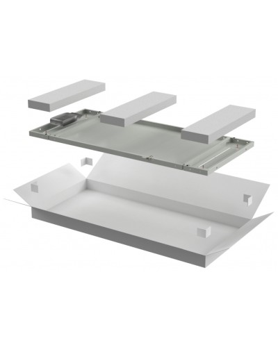 ITK LINEA N Панель задняя 600мм шкафа 28U сер. (LN35-28U6X-ZM) в Первоуральске Аксессуары для стоек и шкафов Pintop.ru