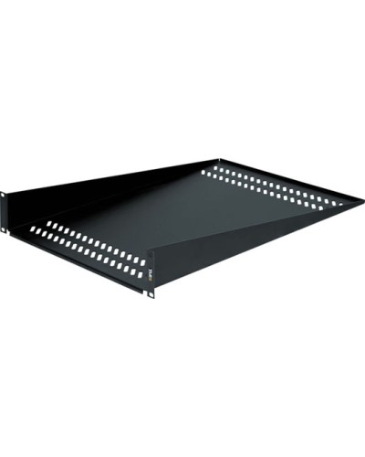 Полка фронтальная 2U (600 мм) TLK TLK-SHFR-600-BK в Первоуральске Полки для шкафов и стоек Pintop.ru