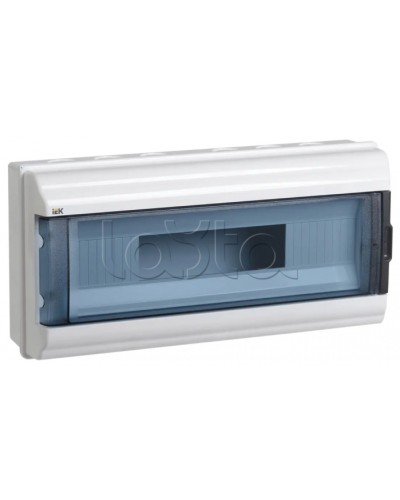 Корпус модульный пластиковый навесной КМПн-18 IP55 IEK (MKP72-N3-18-55) в Первоуральске Боксы для автоматов Pintop.ru
