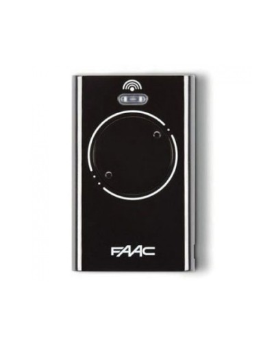 Брелок-передатчик 2-канальный Faac 7870091 (черный) в Первоуральске Устройства радиоуправления для шлагбаумов и автоматики Pintop.ru