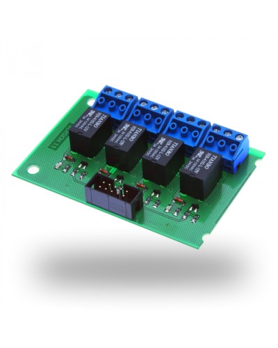 Расширитель релейный Parsec NMO-04 в Первоуральске Сетевая СКУД Parsec Pintop.ru