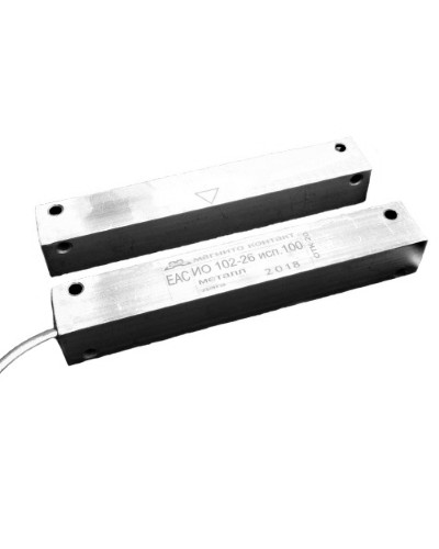 Извещатель охранный точечный магнитоконтактный Магнито-Контакт ИО 102-26 исп.104 (металлорукав из нержавеющей стали) в Первоуральске Извещатели охранные Pintop.ru