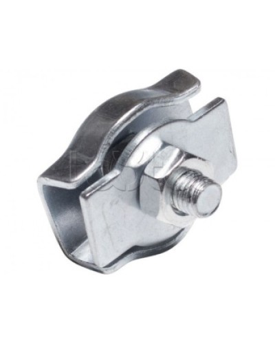 Зажим для троса одинарный Simplex (4 мм) EKF (zdts-4) в Первоуральске Крепежные изделия Pintop.ru