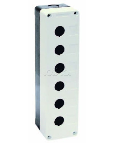 Корпус КП105(6) для кнопок 5(6) мест IEK BKP10-6-K01 в Первоуральске Аксессуары для стоек и шкафов Pintop.ru