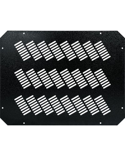 Заглушка проема вентиляторного блока, перфорированная TLK TLK-BLNK-FAN-P-BK в Первоуральске Полки для шкафов и стоек Pintop.ru