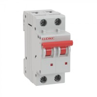 Выключатель автоматический модульный YON MD63 2P 2А C 6kA DKC (md63-2c2-6)