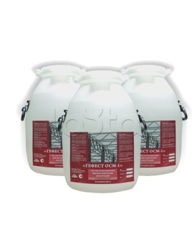 Cостав огнезащитный для металлических конструкций Гефест ОСМ-1 в Первоуральске Огнезащитные краски Pintop.ru