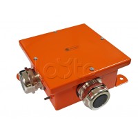 Экопласт SMB120 Коробка металл, огн. E-110,о/п 120х120х60, IP66, 4P, (1,5-6 мм2), оранж.