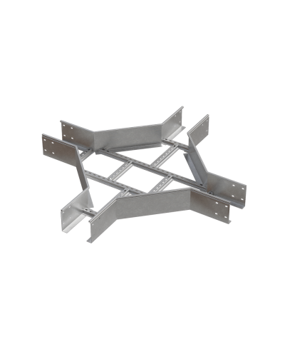 Х-разветвитель лестничный 150х400х1,5 мм N КМ-профиль (LXD150-400-1.5 N) в Первоуральске Аксессуары для лотков Pintop.ru