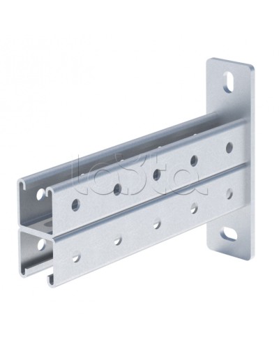 STRUT-консоль двойная 41х41 мм, основание 650 мм HDZ EKF (stkd414165-HDZ) в Первоуральске Аксессуары для лотков Pintop.ru