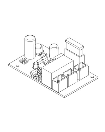 Came LB39 (002LB39) - Плата аварийного питания для подключения и зарядки 2 аккумуляторов, 12 В - 7 Ач в Первоуральске Запчасти для шлагбаумов и автоматики Pintop.ru