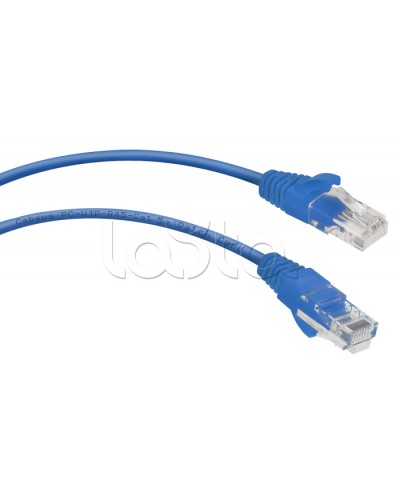Патч-корд UTP, категория 5e, 0.15 м, неэкранированный, синий Cabeus PC-UTP-RJ45-Cat.5e-0.15m-BL в Первоуральске Патчкорды (медные) Pintop.ru