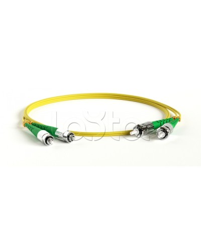 Патч-корд волоконно-оптический Hyperline FC-D2-9-LC/UR-LC/UR-H-20M-LSZH-YL в Первоуральске Патч-корды оптические Pintop.ru