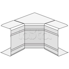 Угол внутренний изменяемый (70-120°) NIAV 80x40 мм DKC 01724