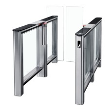 Турникет PERCo-ST-01 с крышками из закал. стекла с центральной вставкой из нерж. стали со створками Створки шириной 475