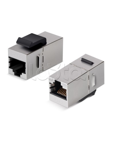 Проходной адаптер Keystone RJ45-RJ45 Cabeus (CA-KJ-8P8C-C6-SH) в Первоуральске Коннекторы Pintop.ru